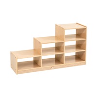 Jooyes Kids Ladder Storage Cabinet With 6 Bins - H60.5cm