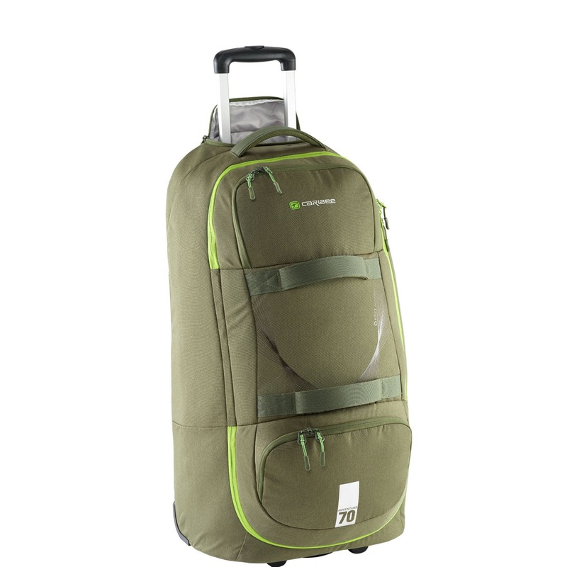 Buy Caribee Adventure 70L Hybrid Wheeled Travel Backpack Olive Green