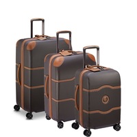 Delsey Chatelet AIR 2.0 Hardside 3 Piece Spinner Suitcase Set Chocolate