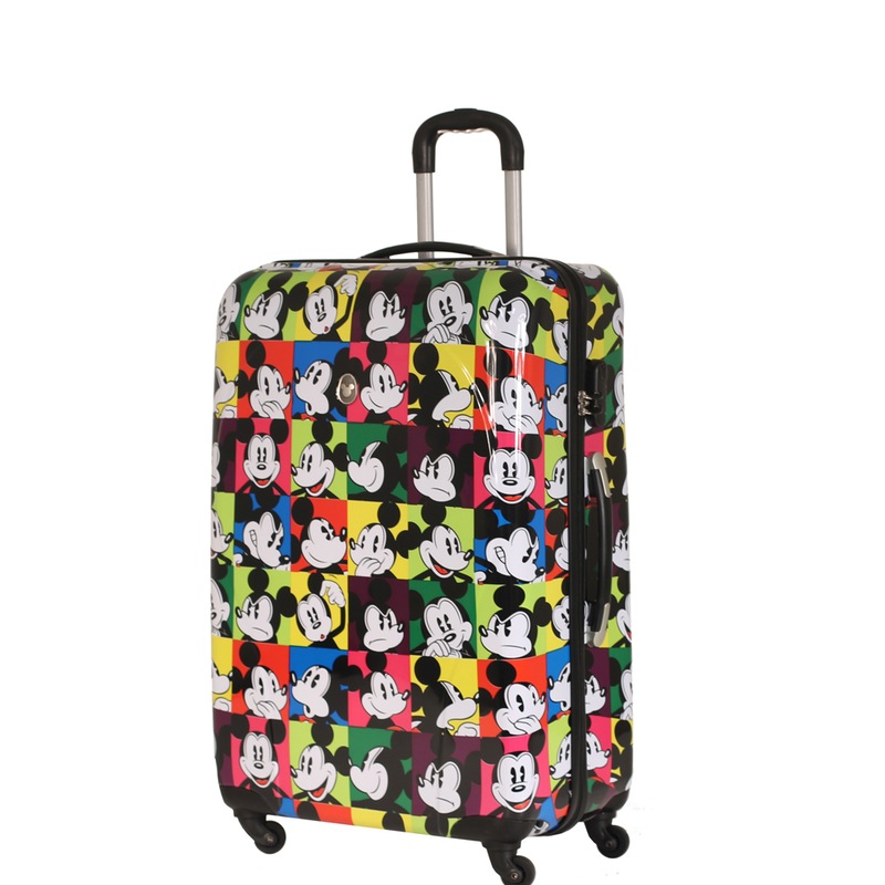 Buy Disney Mickey Expressions Hardside 76cm Large 4 Wheel Suitcase MyDeal