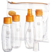 Go Travel Cabin Bottles Set Of 4 100ml Orange 658