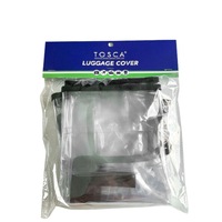 Tosca Medium Plastic Luggage Cover Clear