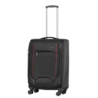 Volair Forte 4 Softside Medium 67 cm Spinner Suitcase Black