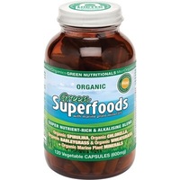 Organic Green Superfoods Vegan Capsules (600mg)