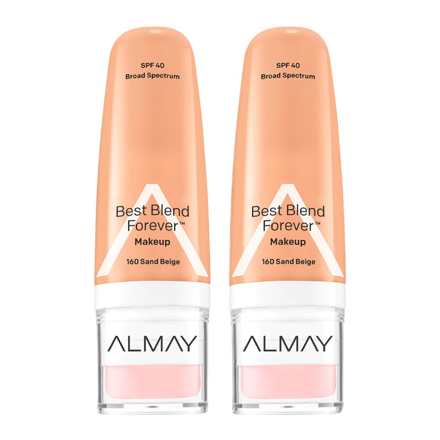 Almay Best Blend Forever Makeup 30ml 160 SAND BEIGE - 2 pack