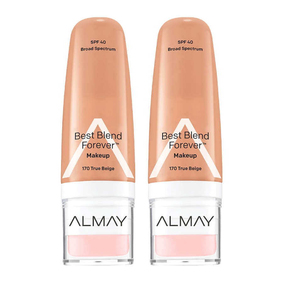 Almay Best Blend Forever Makeup 30ml 170 TRUE BEIGE - 2 pack