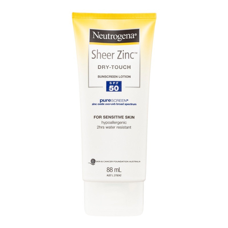 Buy Neutrogena Sheer Zinc Dry Touch Sunscreen Lotion Spf 50 88ml Mydeal