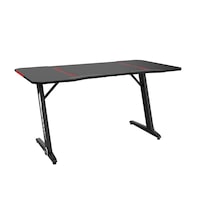 Buy Kade 120cm Computer Gaming Desk - Red - MyDeal
