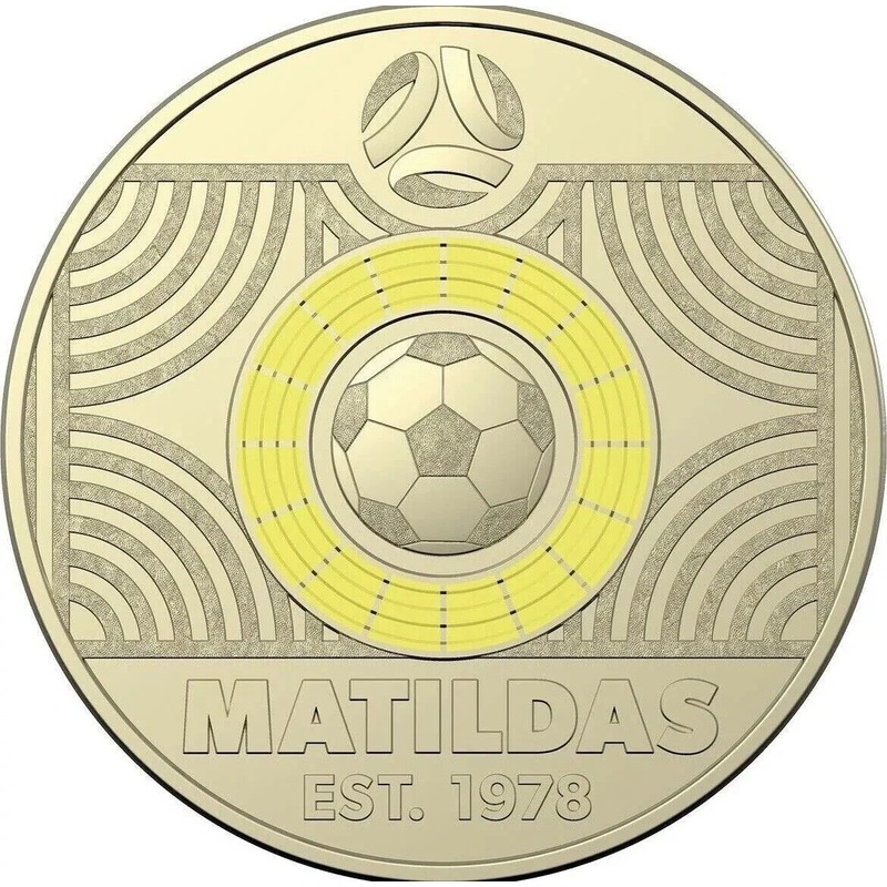 Buy 2 2023 Matildas Yellow 1978 Lightly Circulated Coloured AUS TWO DOLLAR Coin MyDeal