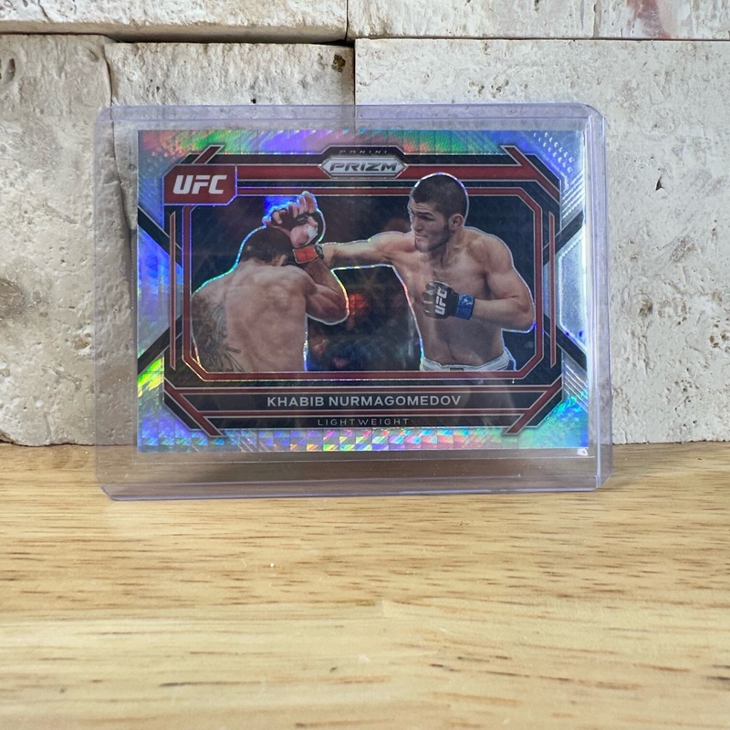 Buy 2023 Panini Prizm UFC Silver Hyper KHABIB NURMAGOMEDOV #45 - MyDeal