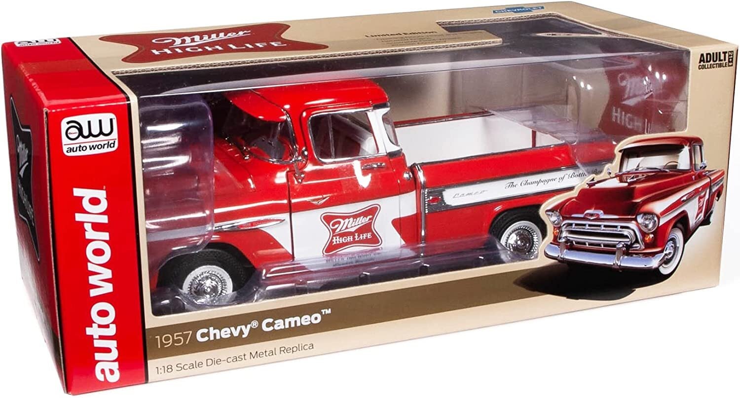 diecast red truck