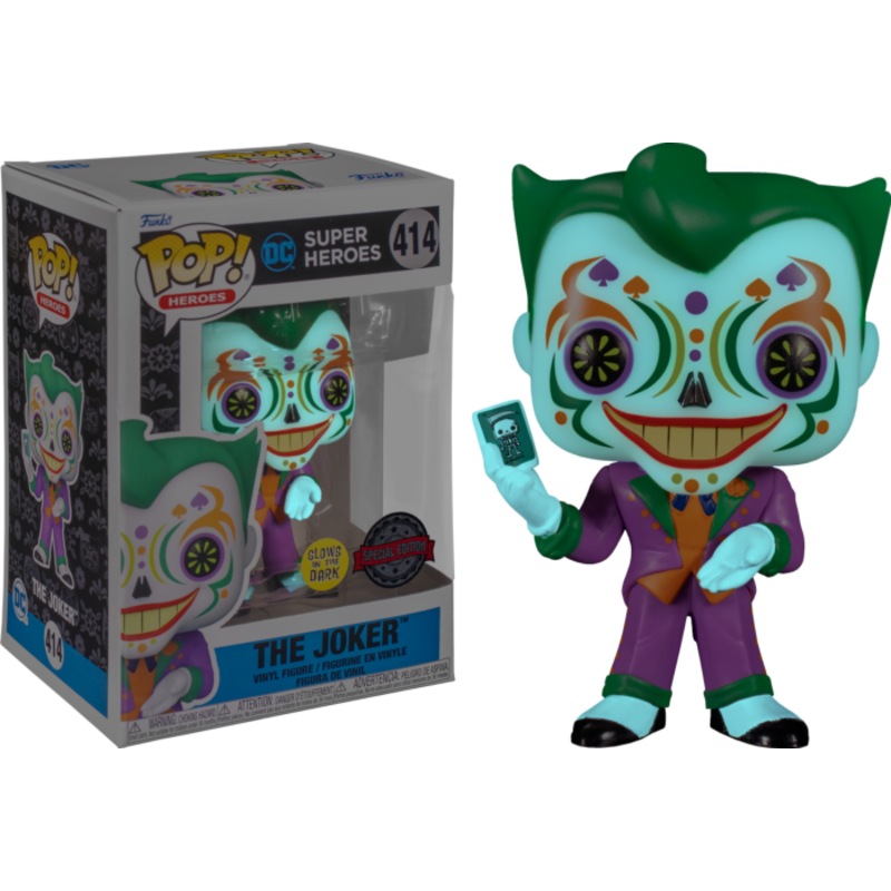 Buy Batman - Joker Dia De Los DC Glow US Exclusive #414 Pop! Vinyl - MyDeal