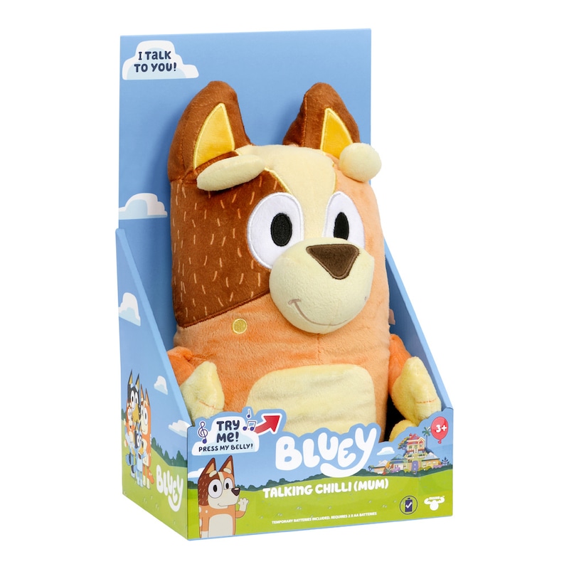 Buy Bluey - Talking Chilli (Mum) Plush 30.4cm - MyDeal