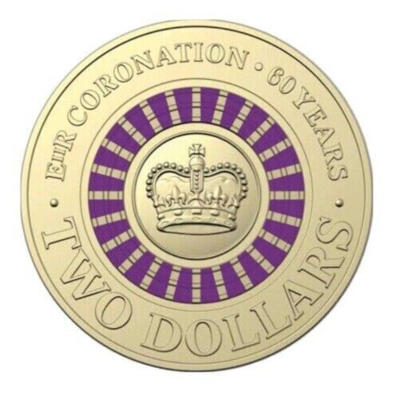 Buy (NB) 2013 AUSTRALIAN TWO DOLLAR 2 COLOURED COIN PURPLE