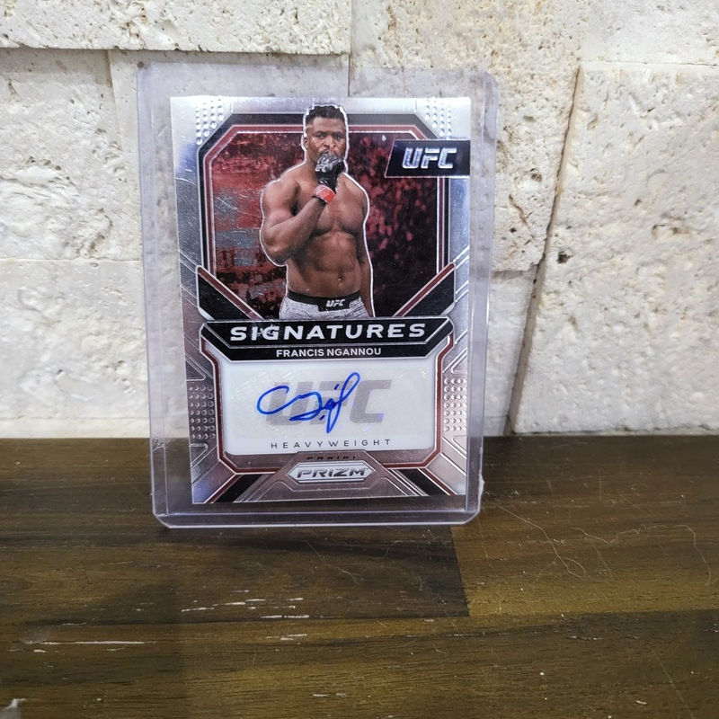 Buy 2021 Panini Prizm UFC FRANCIS NGANNOU Signatures Auto Card # SG-FNG ...