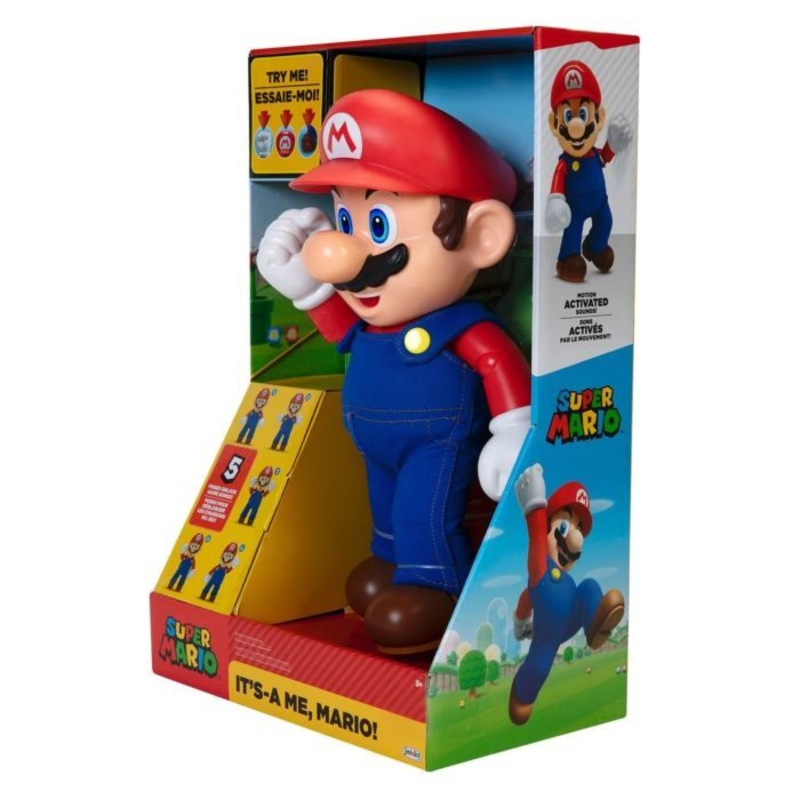 Super Mario It S A Me Mario 12 Action Figure With Sound Buy Action Figures Super Mario It S A Me Mario 12 Action Figure With Sound Buy Action Figures