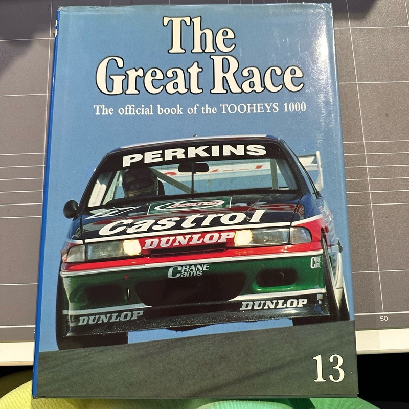 Buy THE GREAT RACE #13 BATHURST 1993 TOOHEYS 1000 HARDCOVER BOOK ...