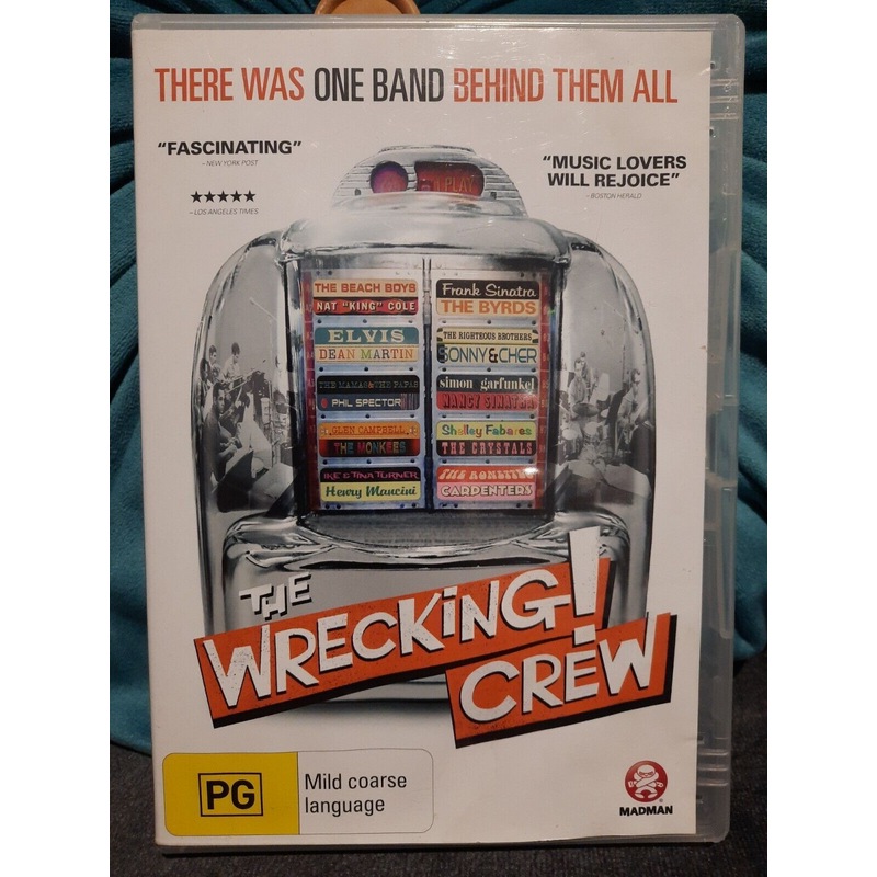 Buy THE WRECKING CREW DVD MUSIC REGION 4 AS NEW THE BAND BEHIND ALL THE ...