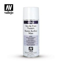 VALLEJO 28531 AEROSOL MATT VARNISH 400ML HOBBY SPRAY PAINT