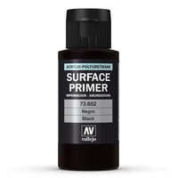 VALLEJO SURFACE PRIMER BLACK 60 ML [73602]