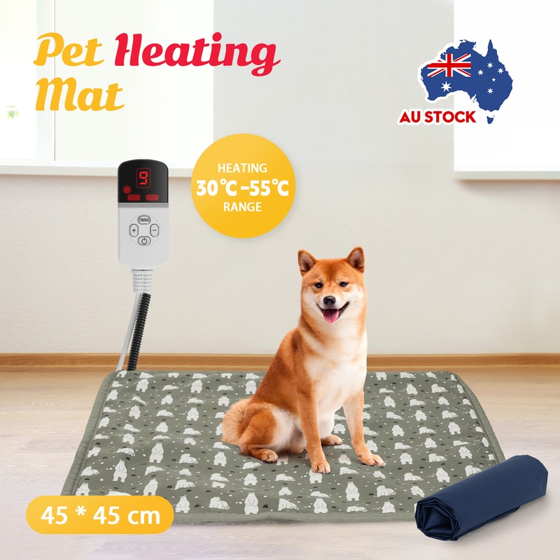 Buy Electric Pet Heat Mat Heated Pad Dog Cat Heating Blanket Bed