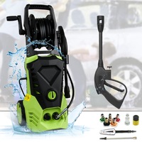 Oppsbuy 4000PSI Electric High Pressure Washer 2500W Cleaner Electric Water Gurney Pump 10M Hose Green