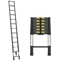 Oppsbuy 380cm Telescopic Ladder Aluminium Alloy Extension Extendable Steps Multi Portable
