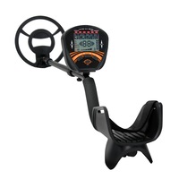 Oppsbuy Metal Detector, High-Precision Adjustable Waterproof Metal Detectors with LCD Display & Shovel Headphone, Pinpoint & Discrimination All Metal