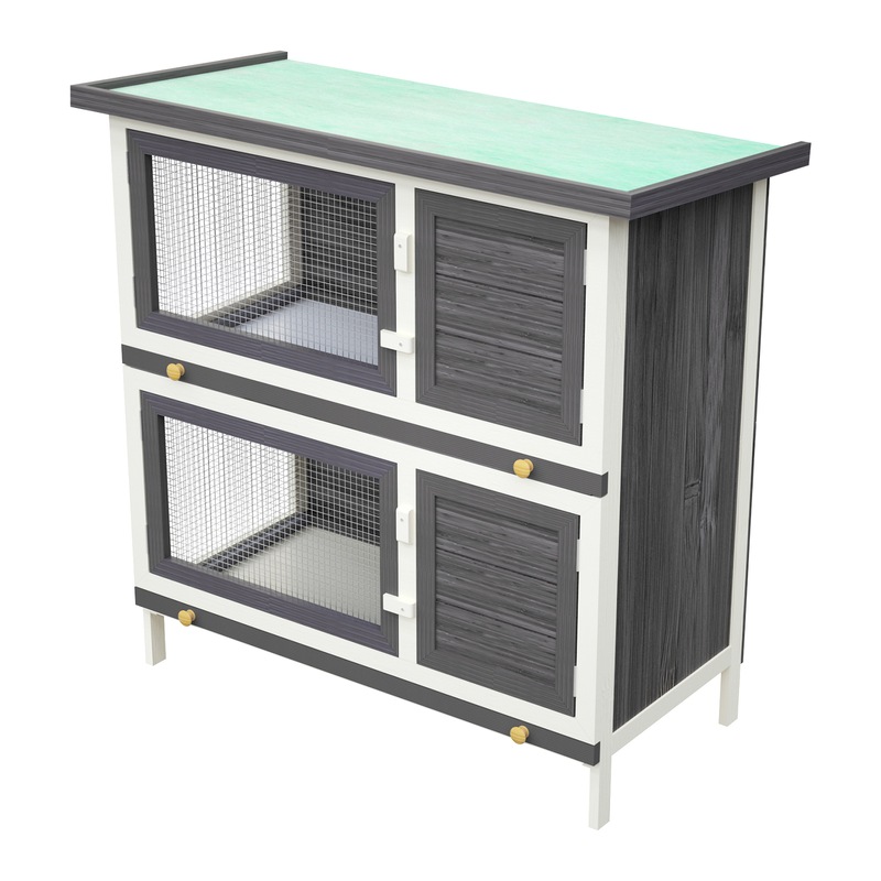 Buy Oppsbuy Rabbit Hutch Indoor Outdoor Rabbit House Guinea Pig Cage