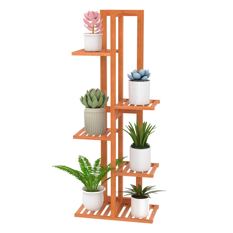 Buy Plant Stand Indoor Outdoor Flower Garden 5 Tier 6 Pots Planter