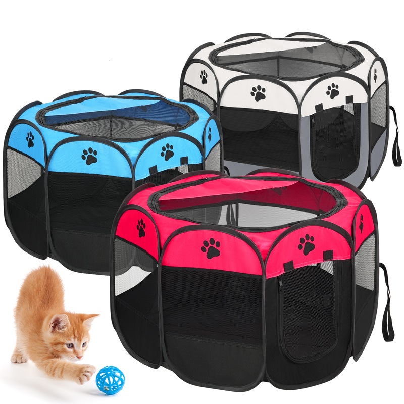 Curated visual reference: Picture Idea: Buy Portable Pet Playpen Dog Cat Play Pen Tent 8