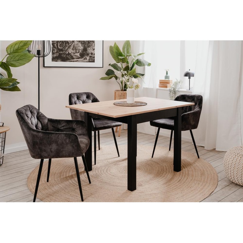 Buy Coburg Dining Table Modern Extendable 80120cm Dining Furniture oak