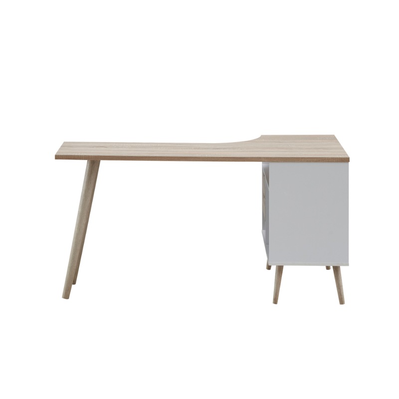 Buy Kodu Anton Desk Computer Table Home Office Study Desk 2 drawers and