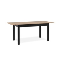 Coburg Dining Table Modern Extendable 140-180cm Dining Furniture oak and black