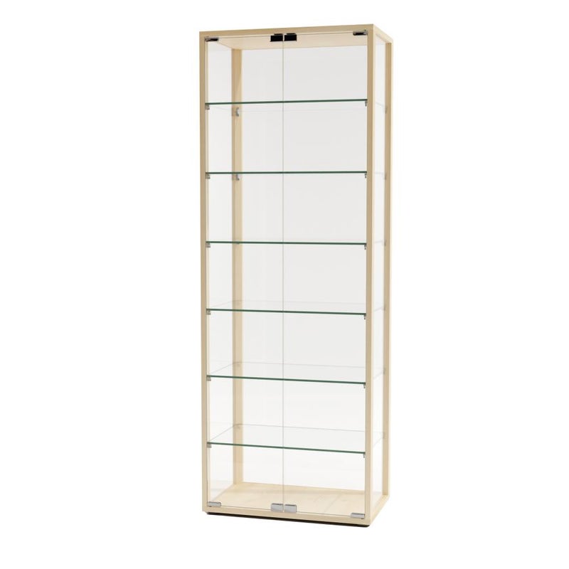 Buy East Glass Display 7 Tier Cabinet Trophy Display Storage Shelf 2 ...