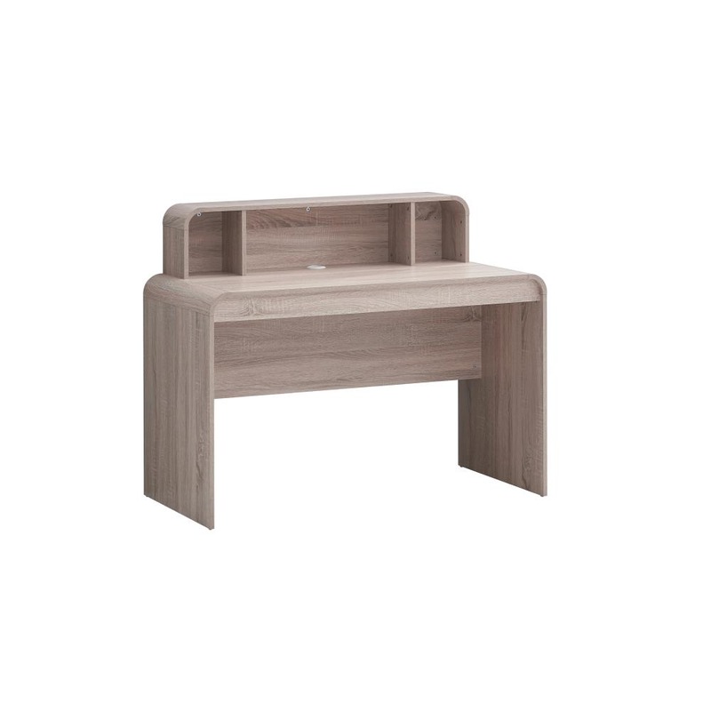 Buy Kodu Natalya Desk with Shelving Hutch Office Study Desk oak MyDeal