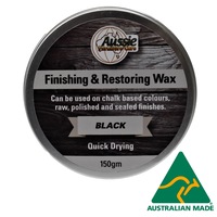 Aussie Furniture Care Black Furniture Finishing Restoration & Distressing Wax 150gr