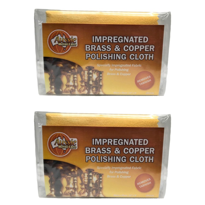 Buy Brass & Copper Polishing Cloths 2 Pack MyDeal
