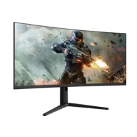 QSM 35" Curved UWQHD 21:9 Ultrawide 180Hz 6ms Gaming and Office Monitor (3440 × 1440)