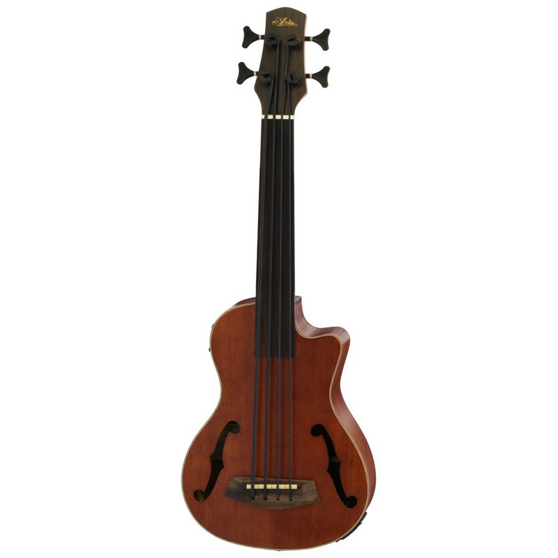 Buy Aria AUSeries Fretless AC/EL Bass Ukulele with Cutaway MyDeal