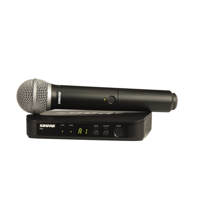 BLX24PG58-K14 WIRELESS HANDHELD MIC SYSTEM 614-638MHZ  AUTO SET-UP SHURE SHURE SHR-BLX24P58K14