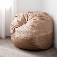  The Joey, Memory Foam Children's Bean Bag Chair / Pod (80 x 80cm) (Sand)