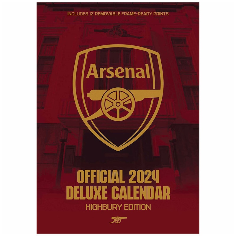 Buy Arsenal FC Deluxe Calendar 2024 MyDeal