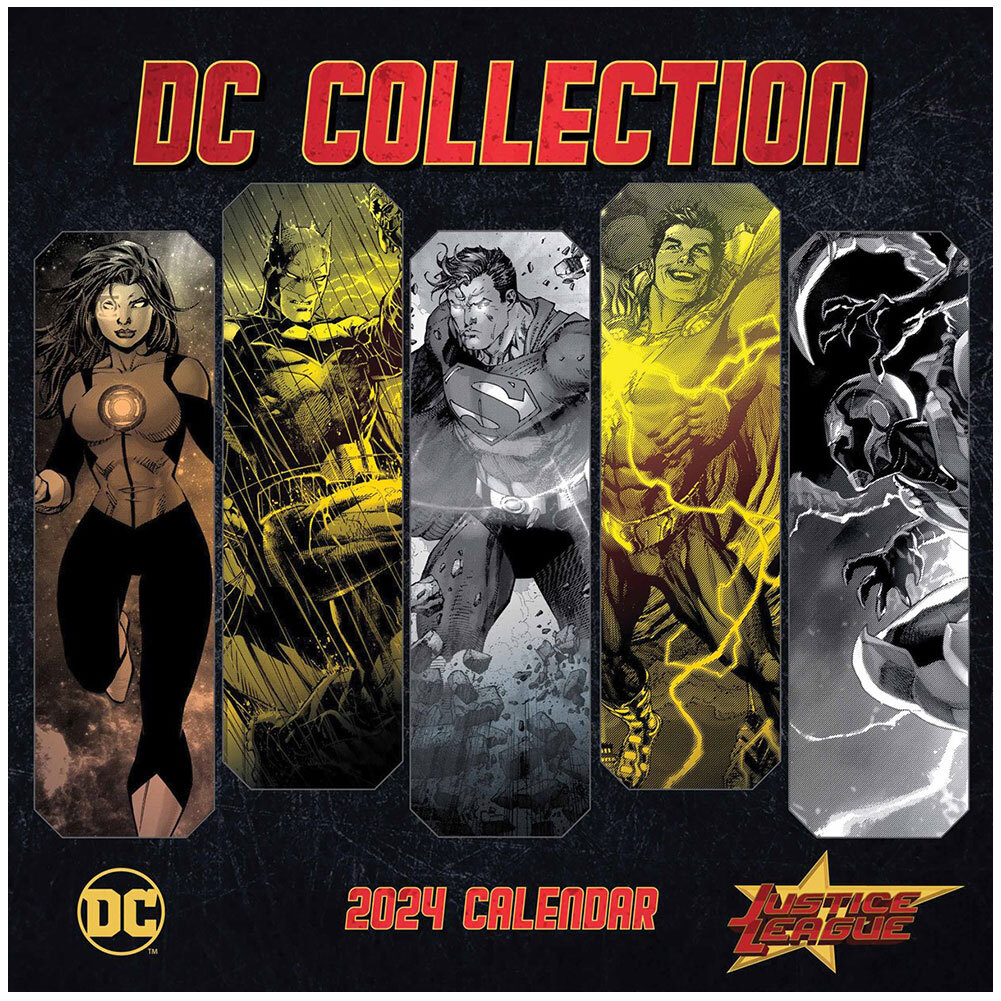 Buy DC Comics Square Calendar 2024 MyDeal   Dc Comics Square Calendar 2024 10554896 00 