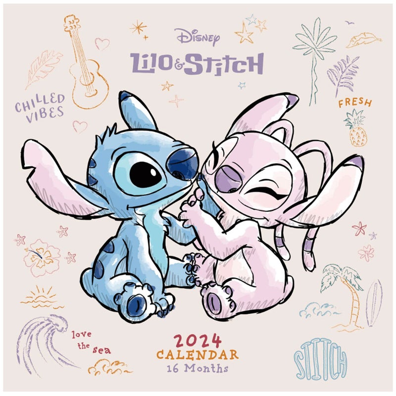 Stitch with Angel Love Sticker - Sticker Mania