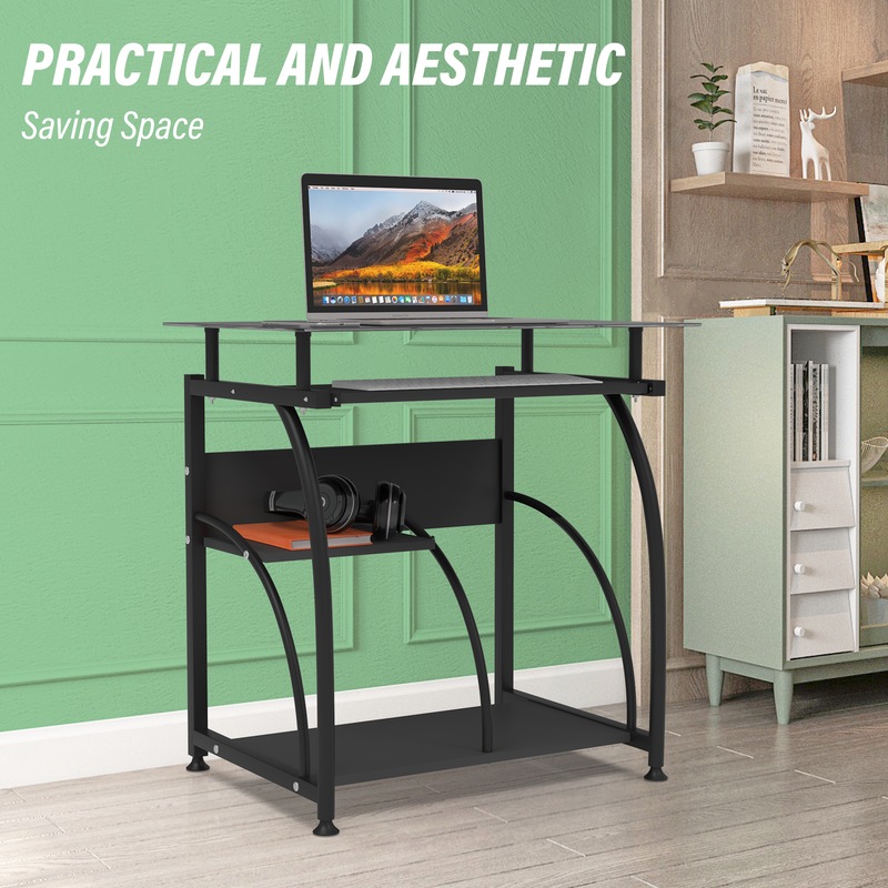 Buy Ufurniture Computer Desk Tempered Glass Laptop Table Student