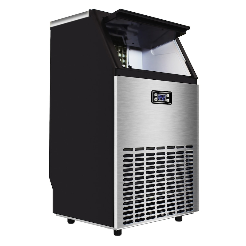 Buy Freestanding Stainless Steel Commercial Self-Cleaning Ice Machine ...