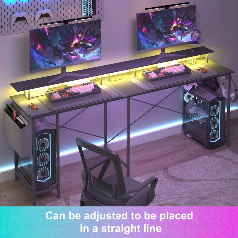 Buy Ufurniture Computer Desk L Shaped Desk with Storage Bag, Gaming
