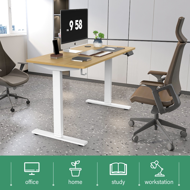 Buy Ufurniture Electric Standing Desk Adjustable Height Motorised Sit ...