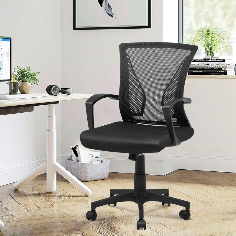 Buy Ufurniture Ergonomic Office Desk Chair Adjustable Height Home Mesh ...